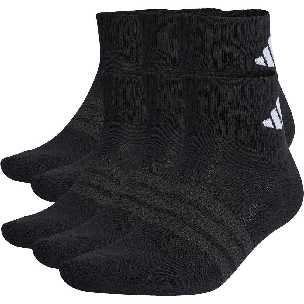 Essentials 6p calcetines deportivos Negro (37-39)