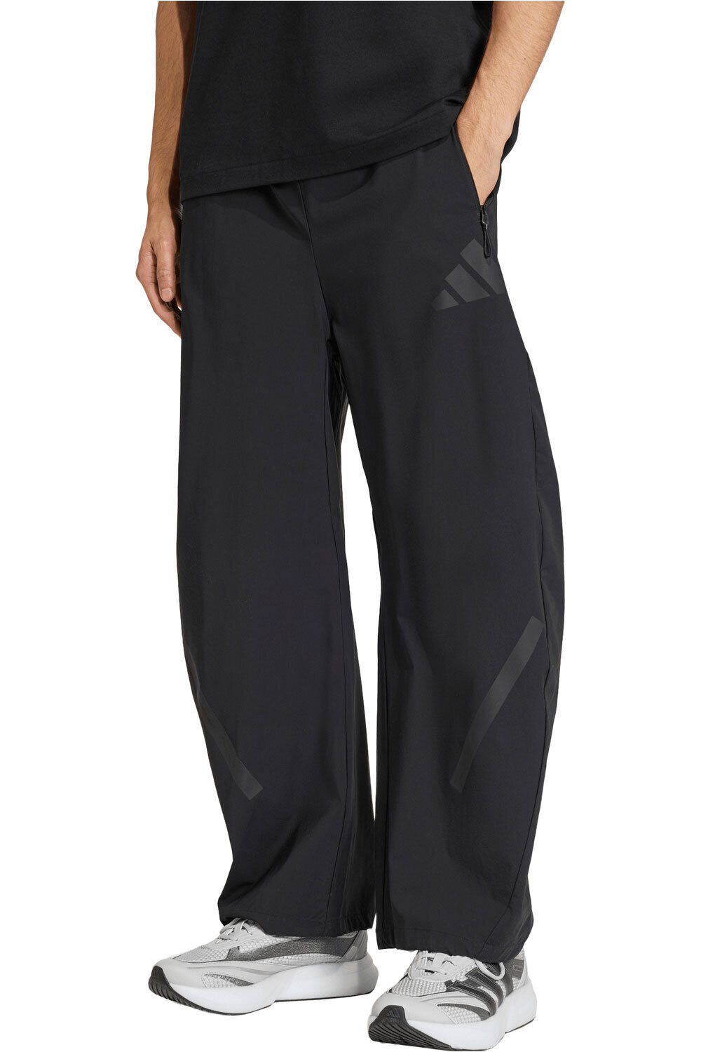 Zne woven pantalón hombre Negro (S)