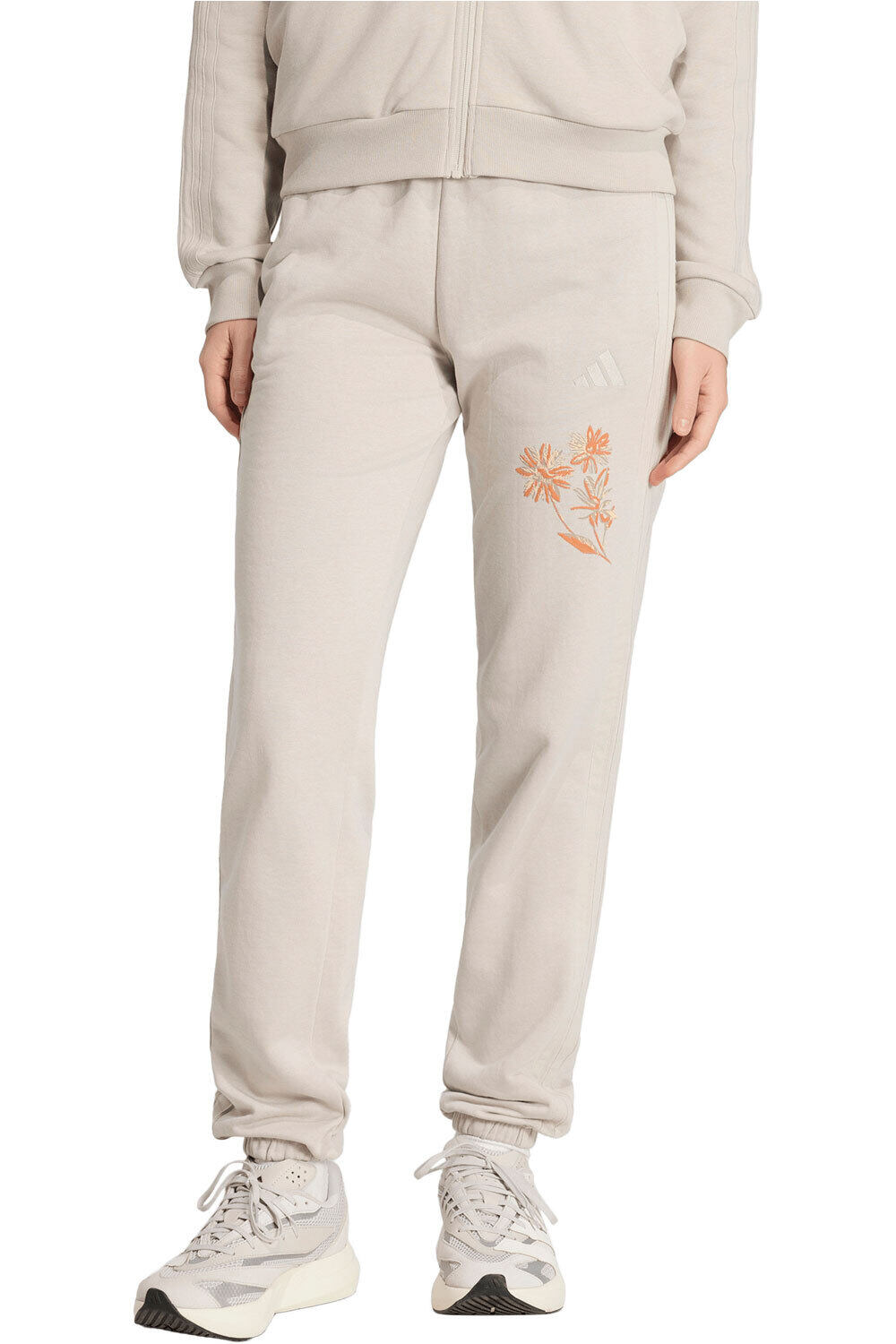 Essentials 3-stripes pantalón mujer Azul (L)
