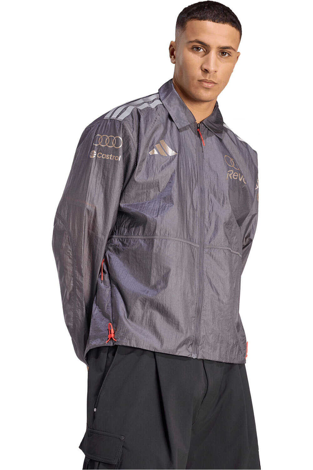 Adidas audi f1 team driver paddock chaquetas hombre