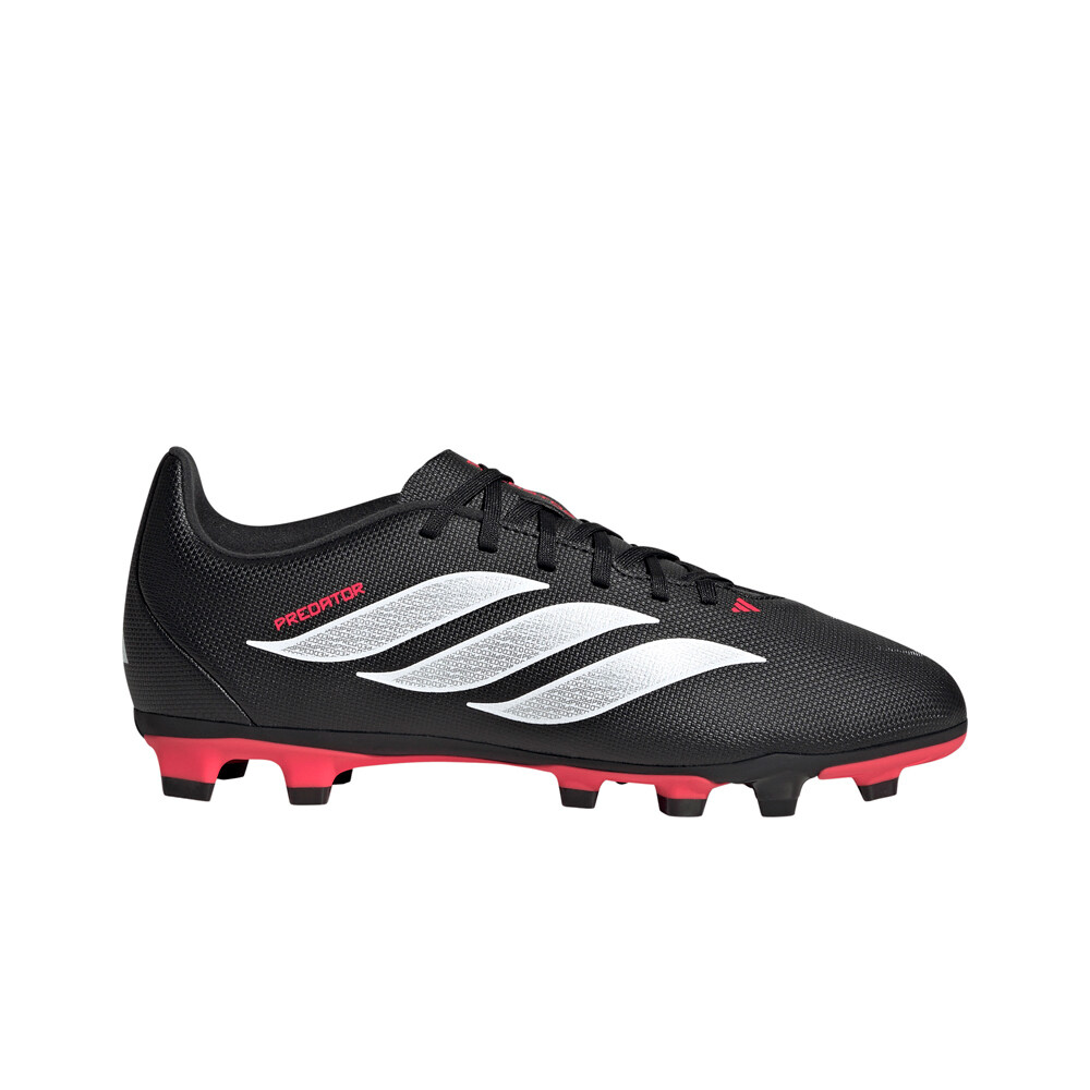 Bota de fútbol Predator Club césped natural seco / multisuperficie 29 Core Black / Cloud White / Lucid Red Niño