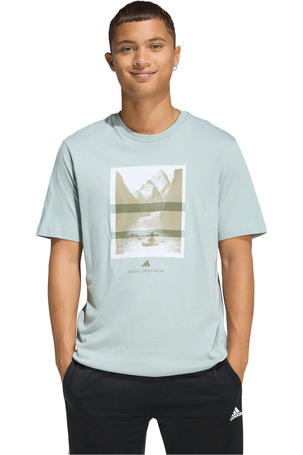 adidas outdoor kayaking graphic camiseta manga corta hombre