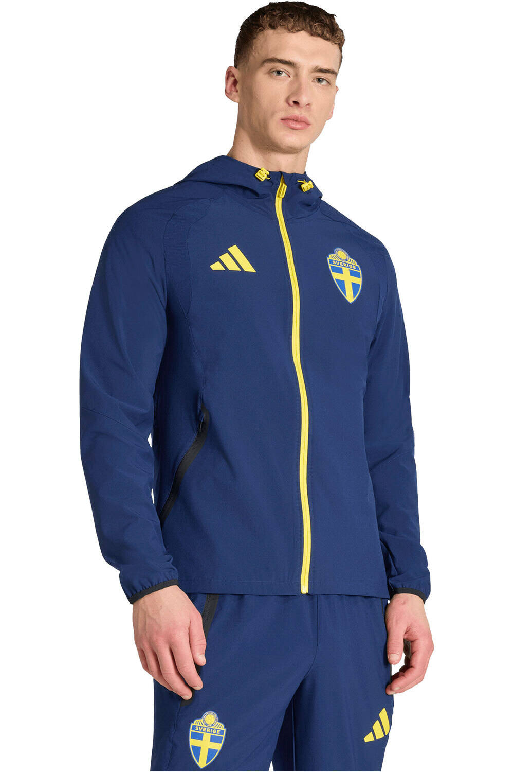 Suecia mundial 2026 sudadera entrenamiento fĂștbol Marino (XXXL)