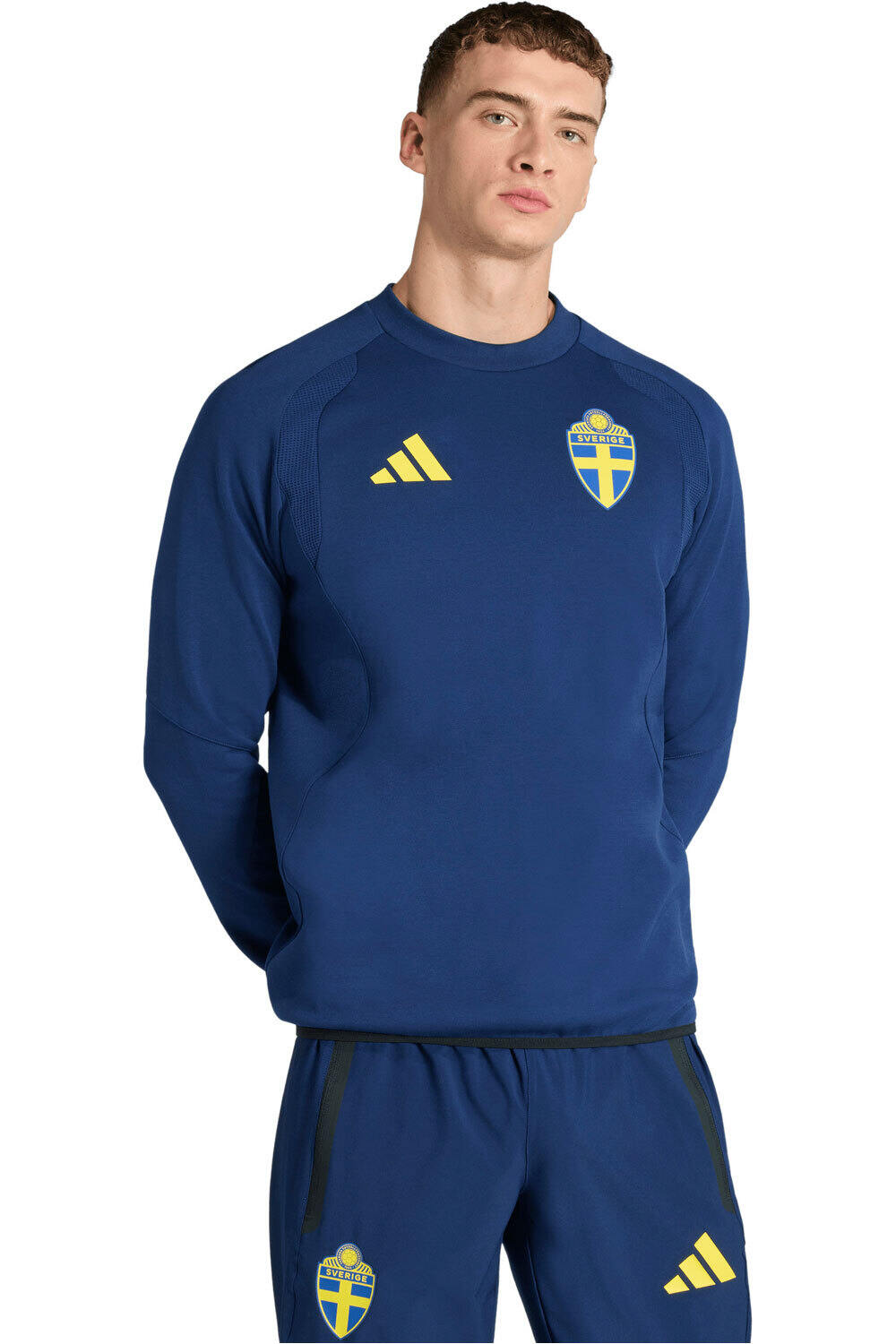 Suecia mundial 2026 sudadera entrenamiento fĂștbol Marino (XXXL)