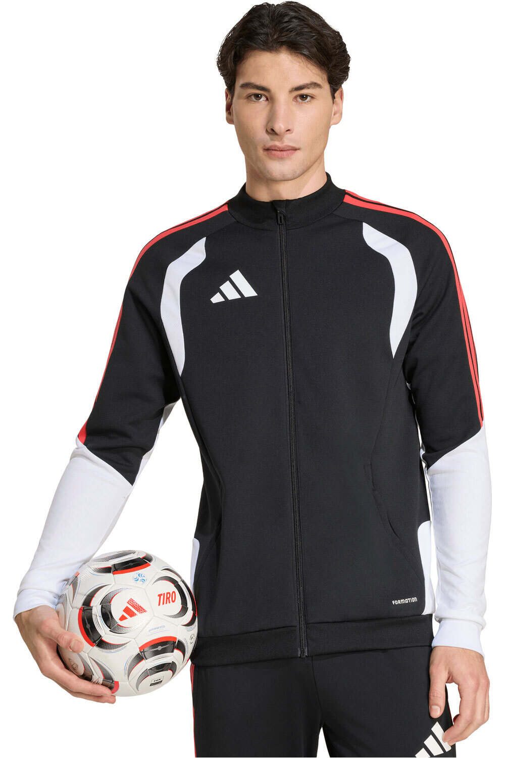 Tiro 26 competition sudadera hombre Negro (XS)