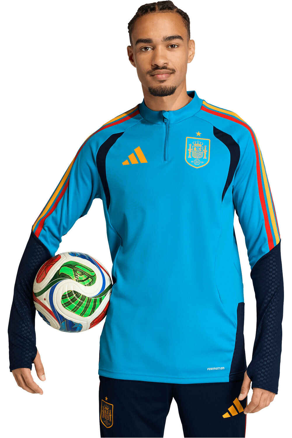 Espana mundial 2026 entrenamiento sudadera entrenamiento fĂștbol Azul (XXL)