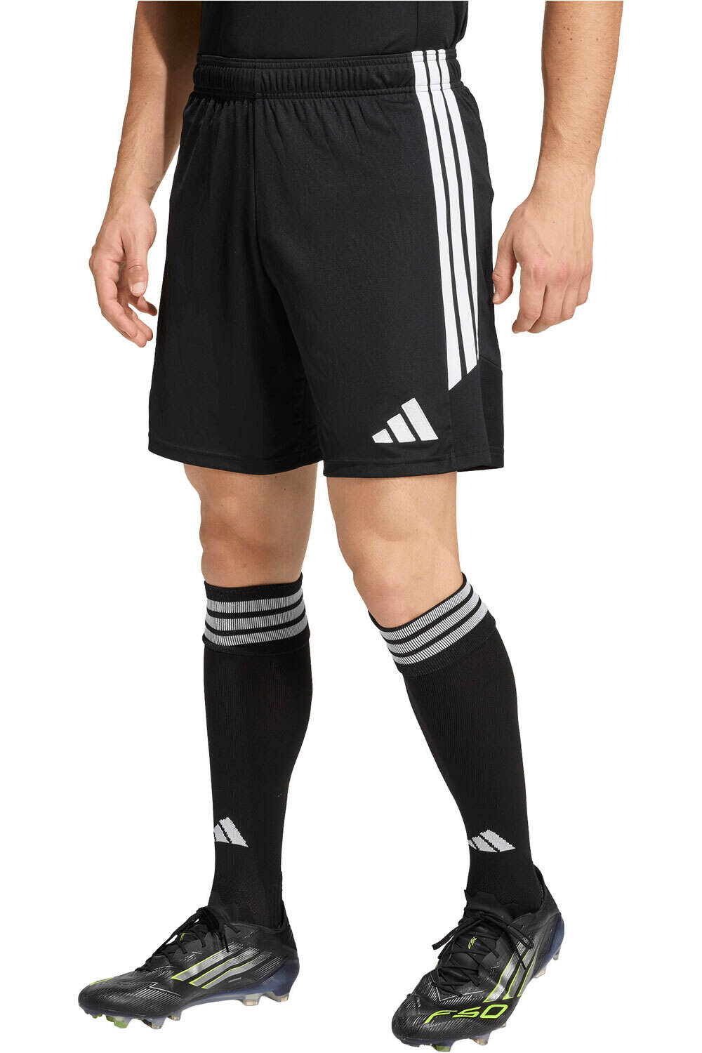 Tiro26 league pantalones cortos futbol Negro (M)
