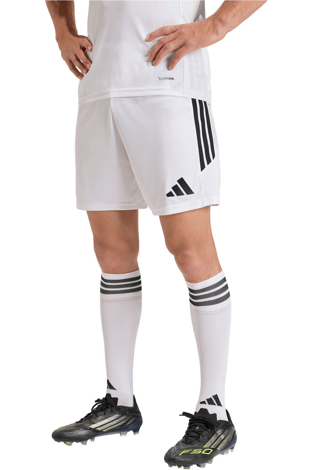 Tiro26 league pantalones cortos futbol Blanco (S)