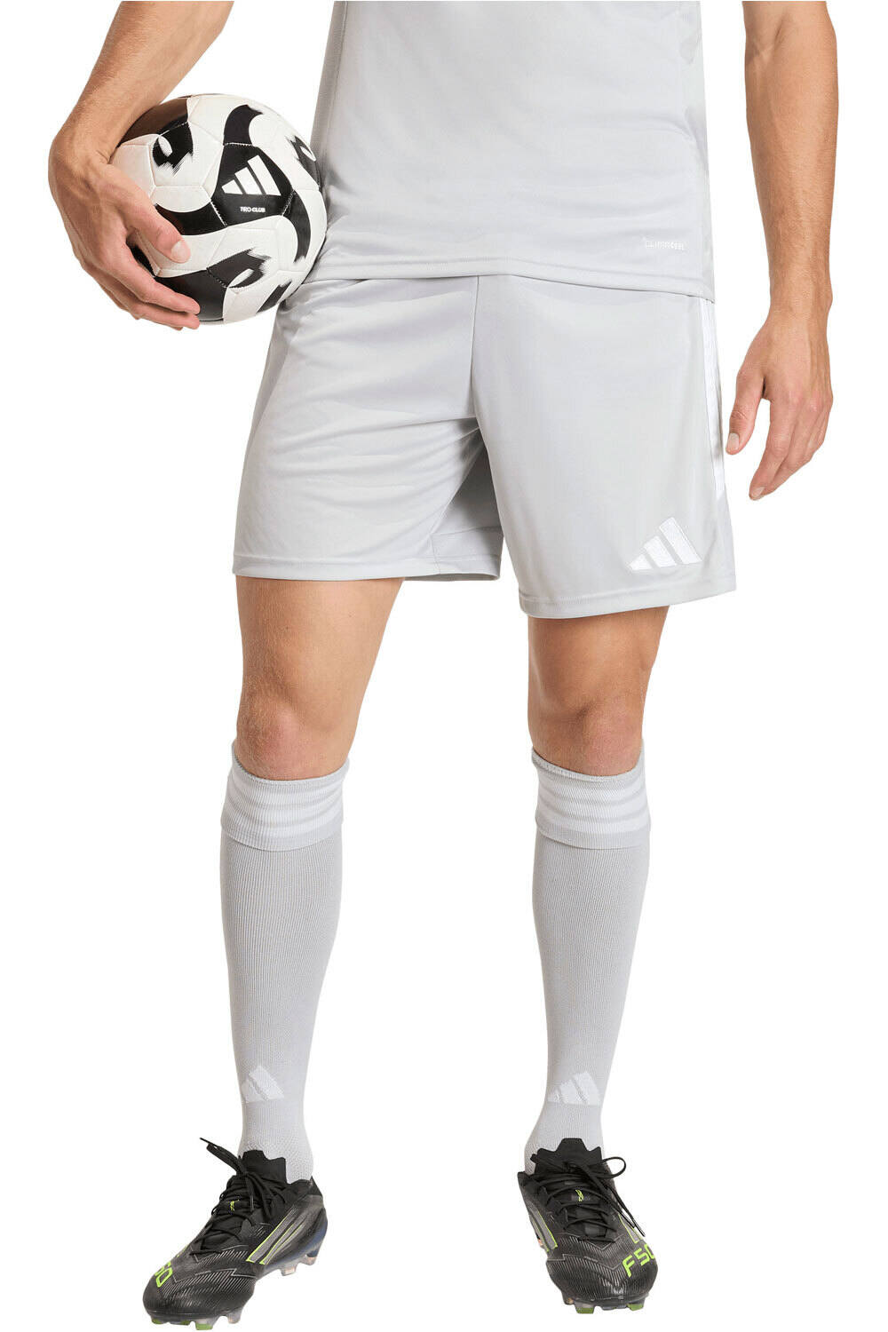 Tiro26 league pantalones cortos futbol Gris (XXXL)