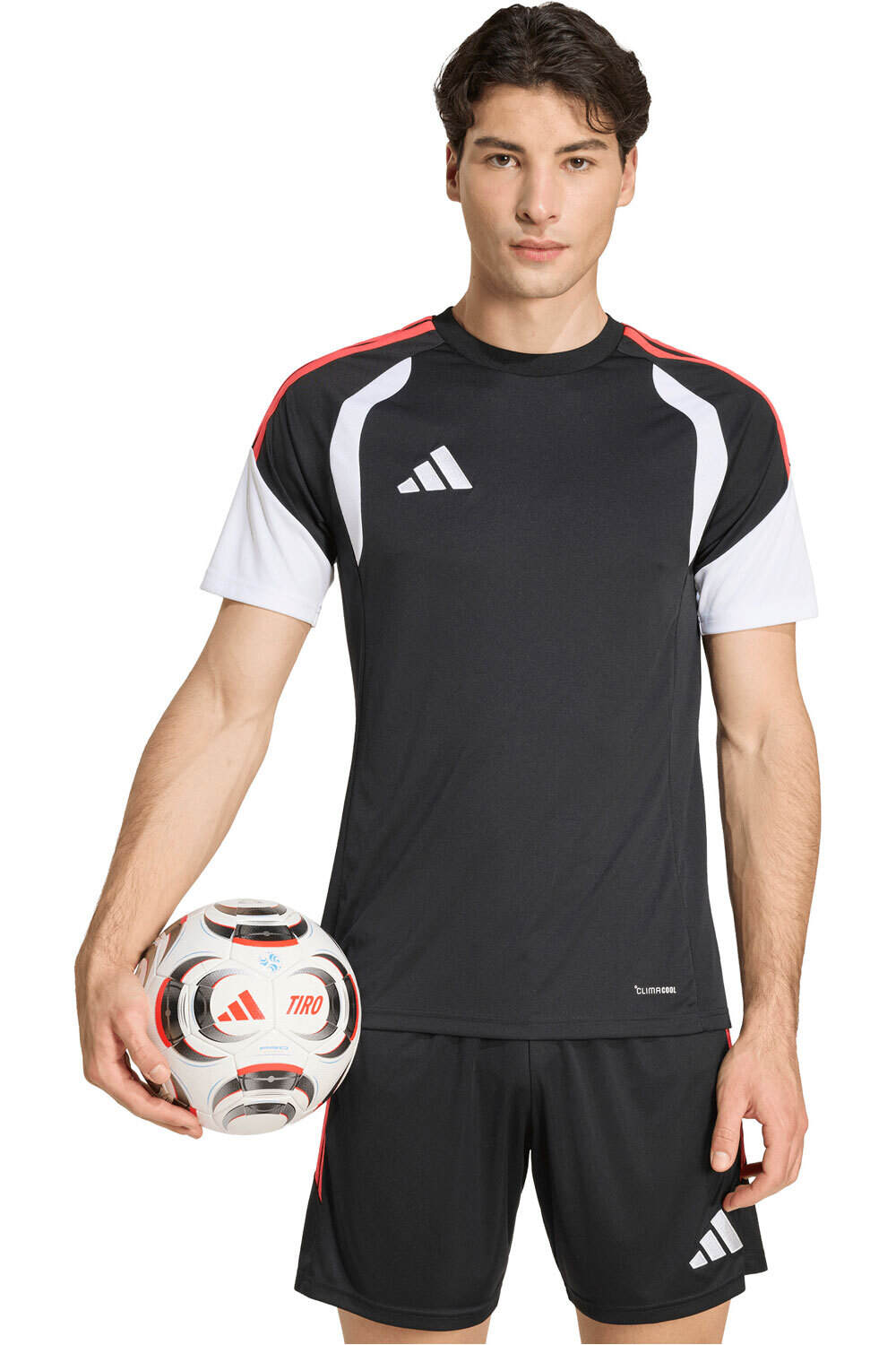 Tiro26 league camisetas fútbol manga corta Negro (M)