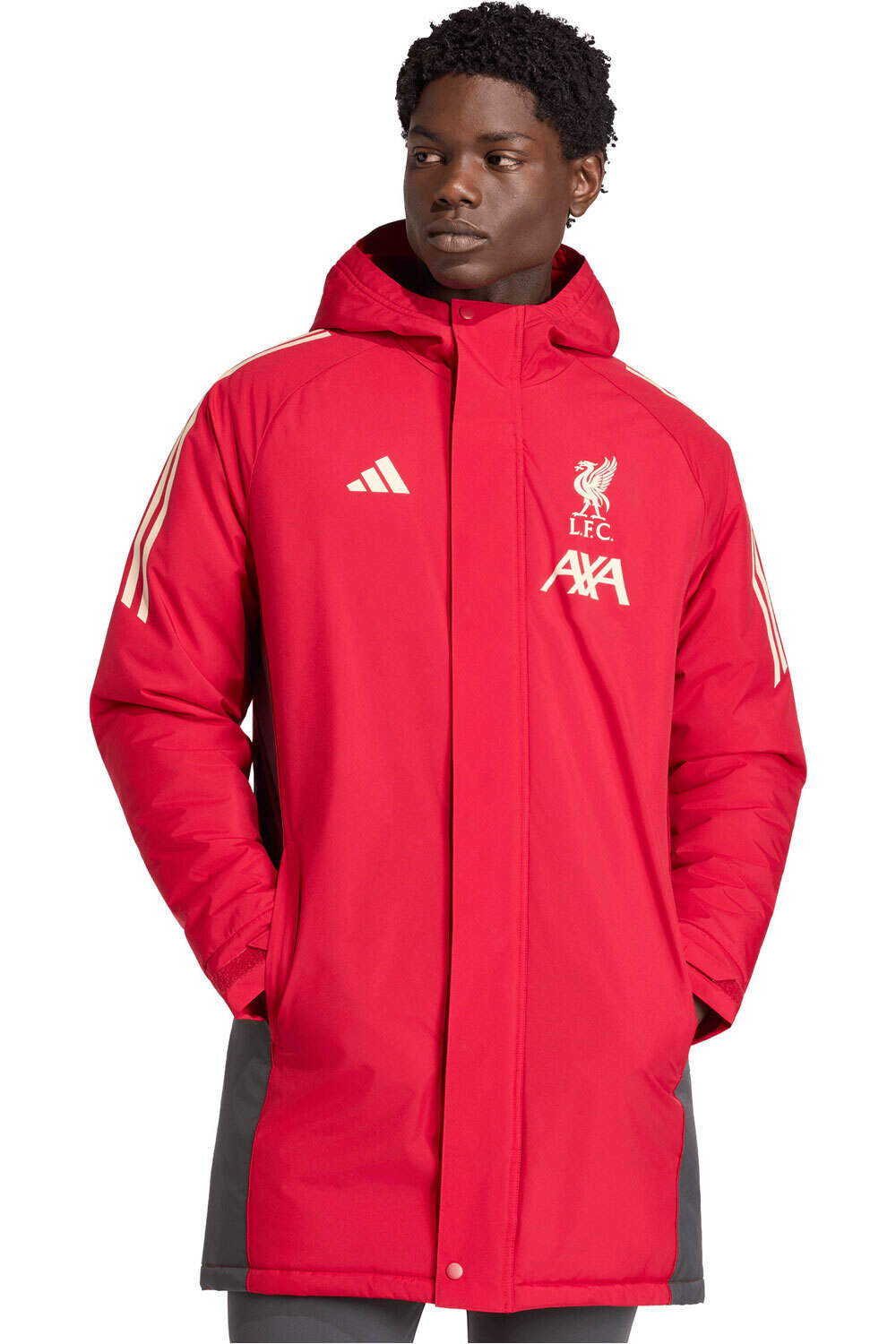 Liverpool 25/26 chubasqueros y chaquetones entrenamiento fútbol Rojo (S)