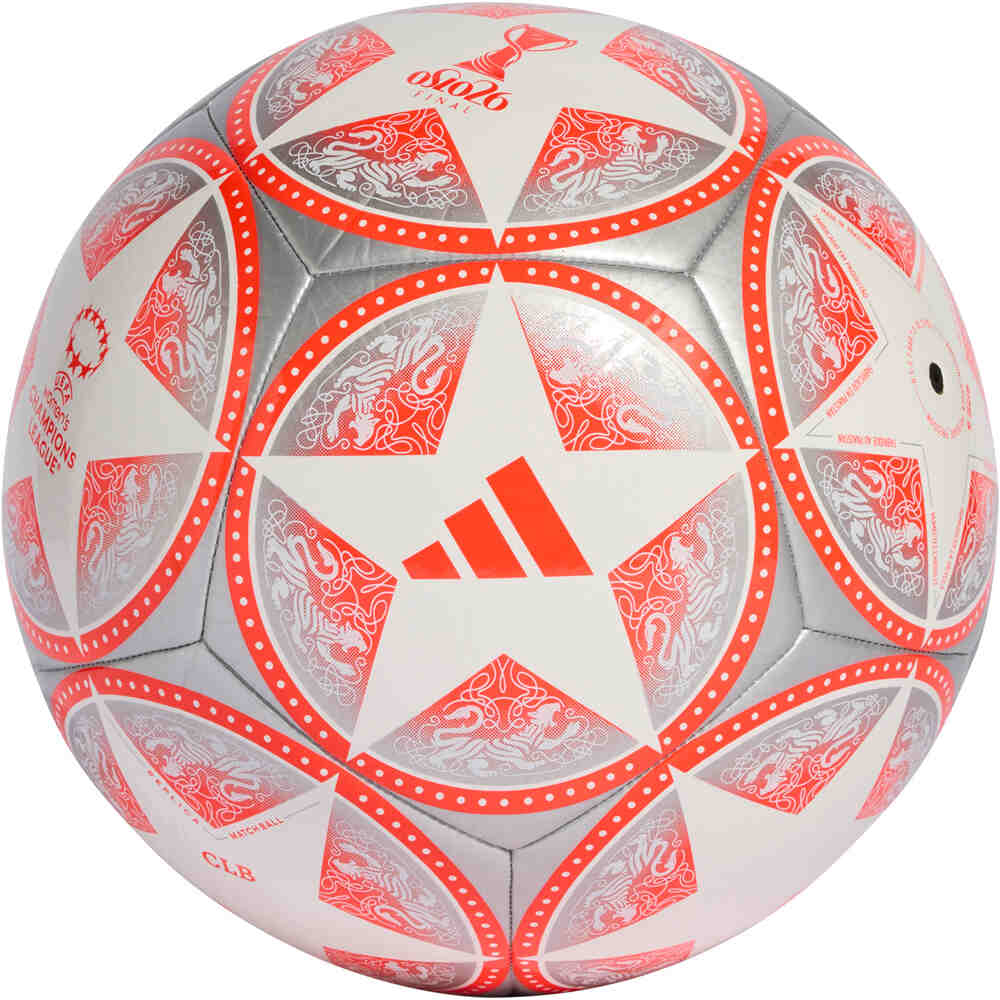 Uefa womens champions league 25/26 club balon fútbol Gris