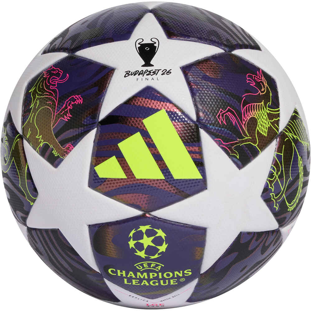 Uefa champions league 2026 final balon fútbol Morado (4)