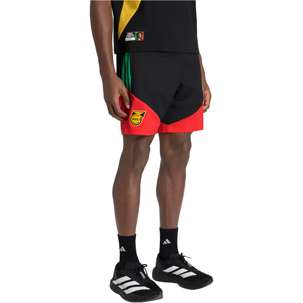 Jamaica mundial 2026 downtime pantalones fútbol oficiales Negro (L)