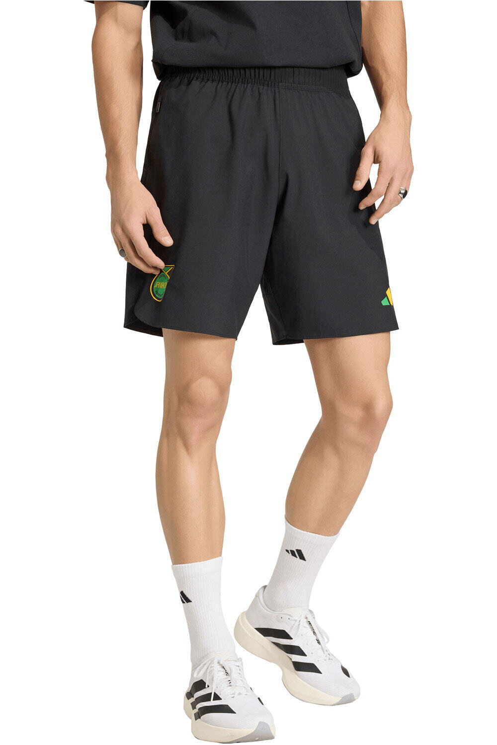 Jamaica mundial 2026 pantalones fútbol oficiales Negro (M)