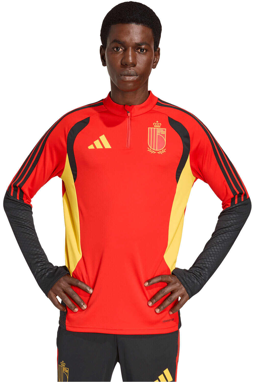 Belgica mundial 2026 entrenamiento sudadera entrenamiento fútbol Rojo (XL)