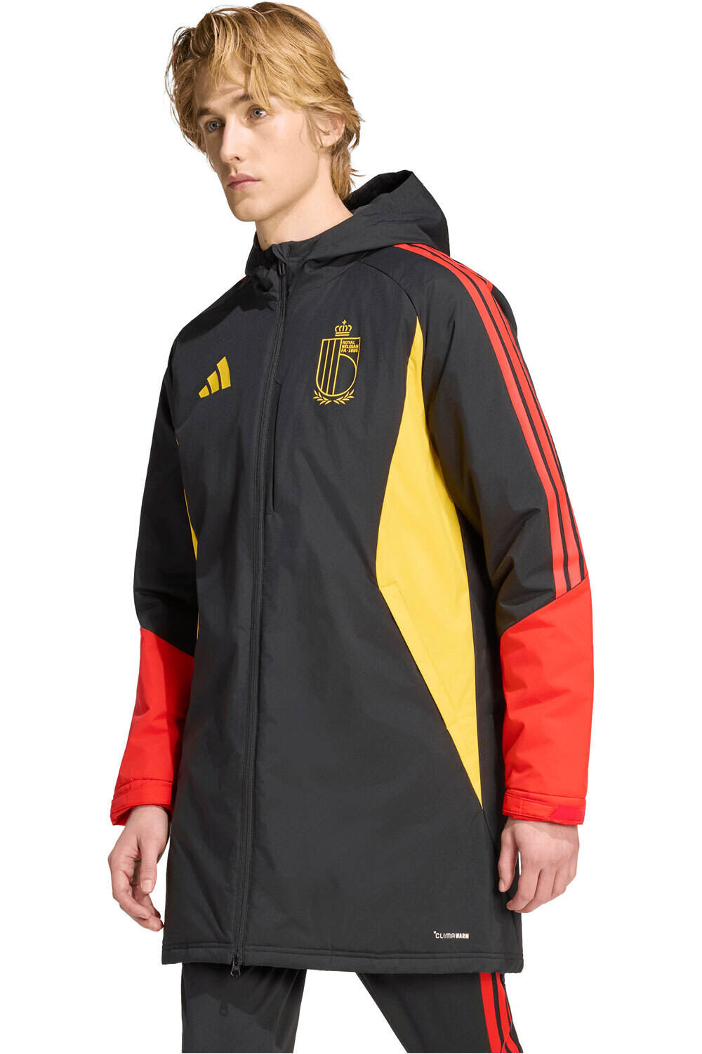 Belgica mundial 2026 chubasqueros y chaquetones entrenamiento fútbol Negro (L)