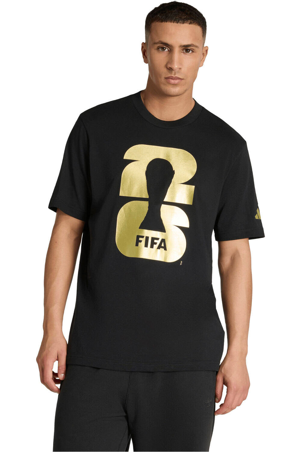 Mundial 2026 camiseta de fútbol oficiales Negro (XS)