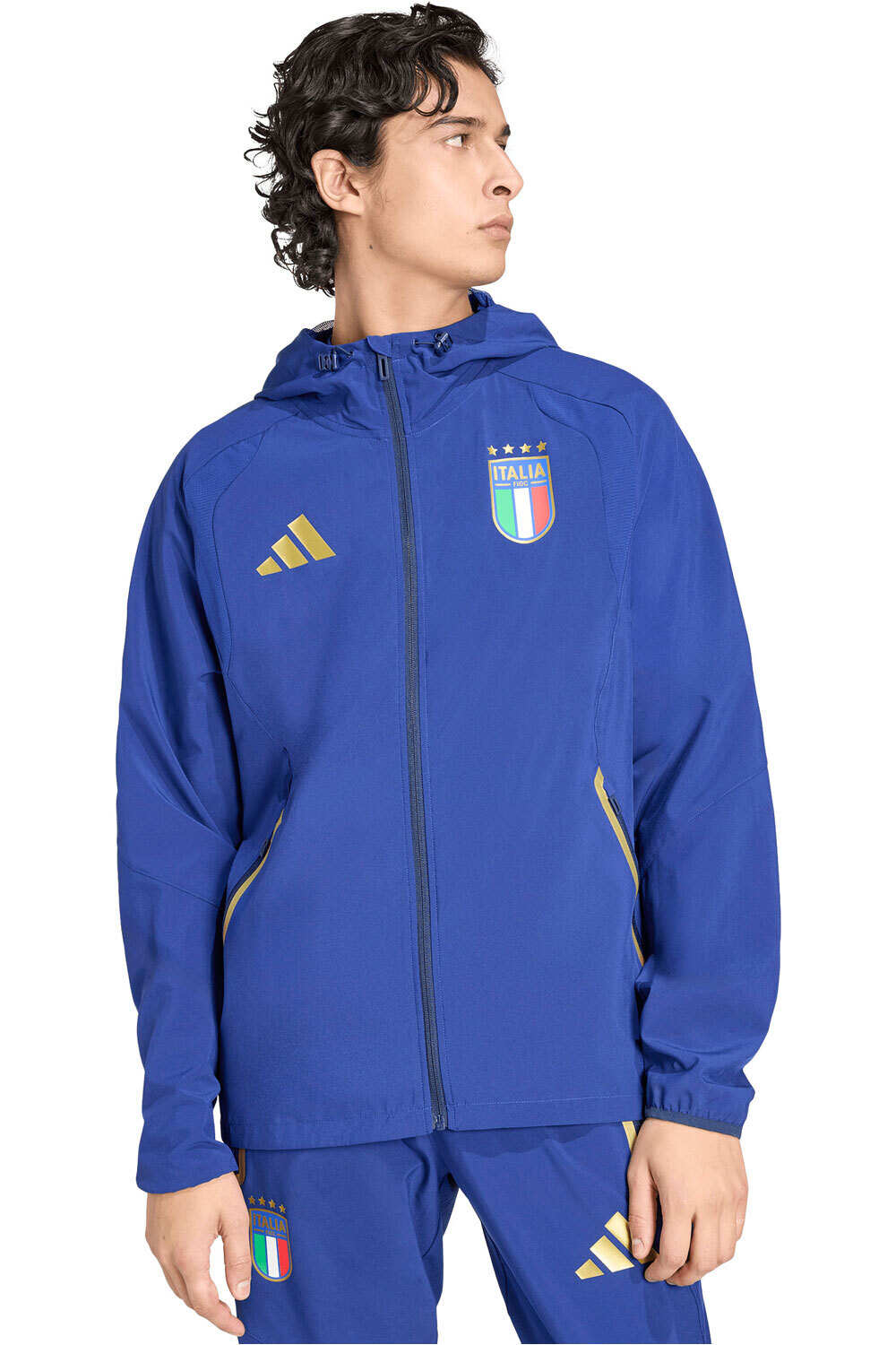 Italia mundial 2026 sudadera entrenamiento fútbol Azul (XXL)