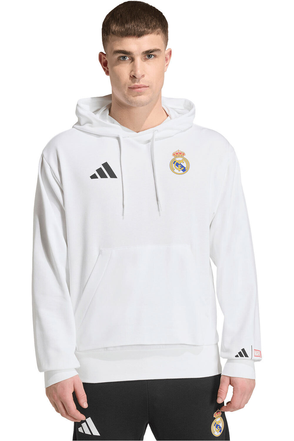 Real madrid avengers sudadera entrenamiento fútbol Blanco (XL)