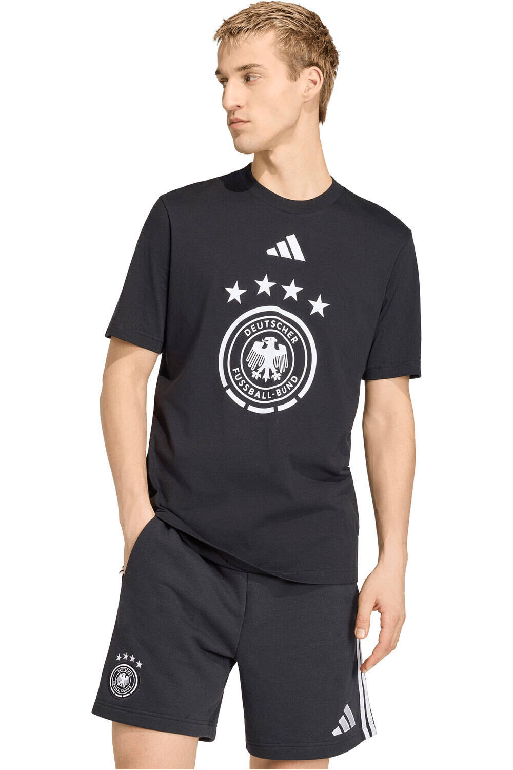 Alemania mundial 2026 camiseta de fútbol oficiales Negro (S)