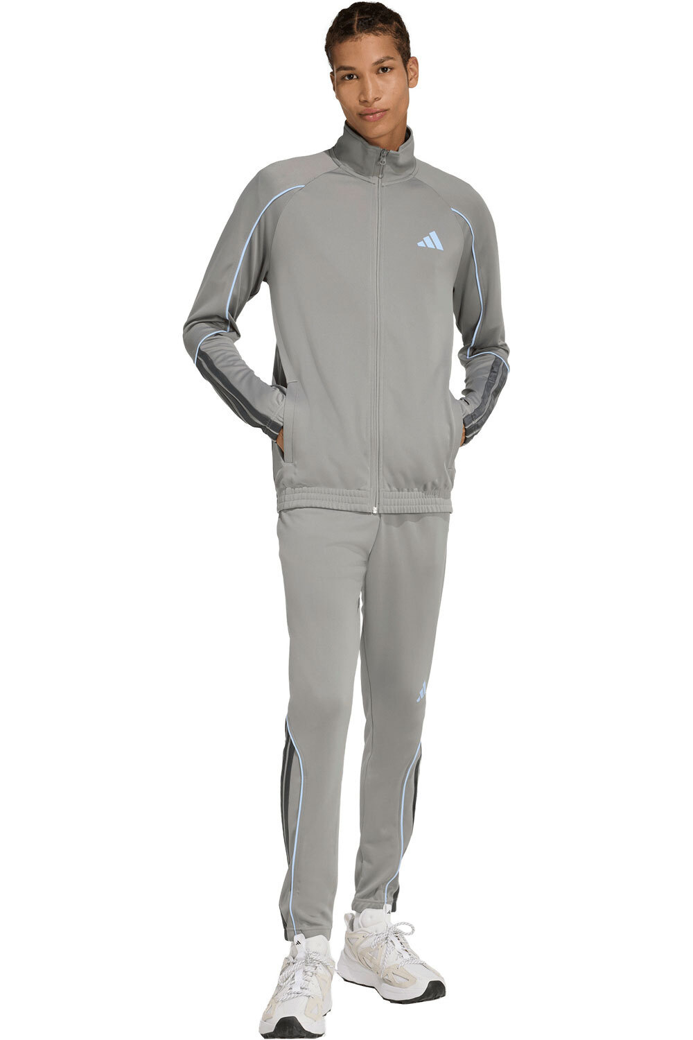 Stadium 3-stripes chándal hombre Gris (XXL)
