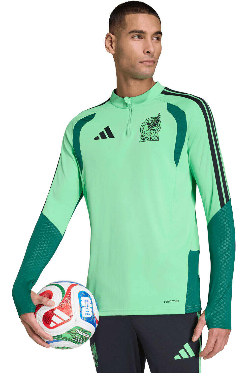 Mexico mundial 2026 entrenamiento sudadera entrenamiento fútbol Verde (XXXL)