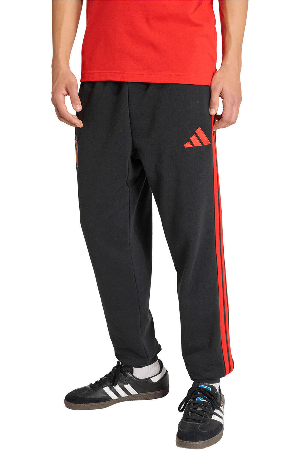 Belgica mundial 2026 pantalones futbol Negro (XXXL)