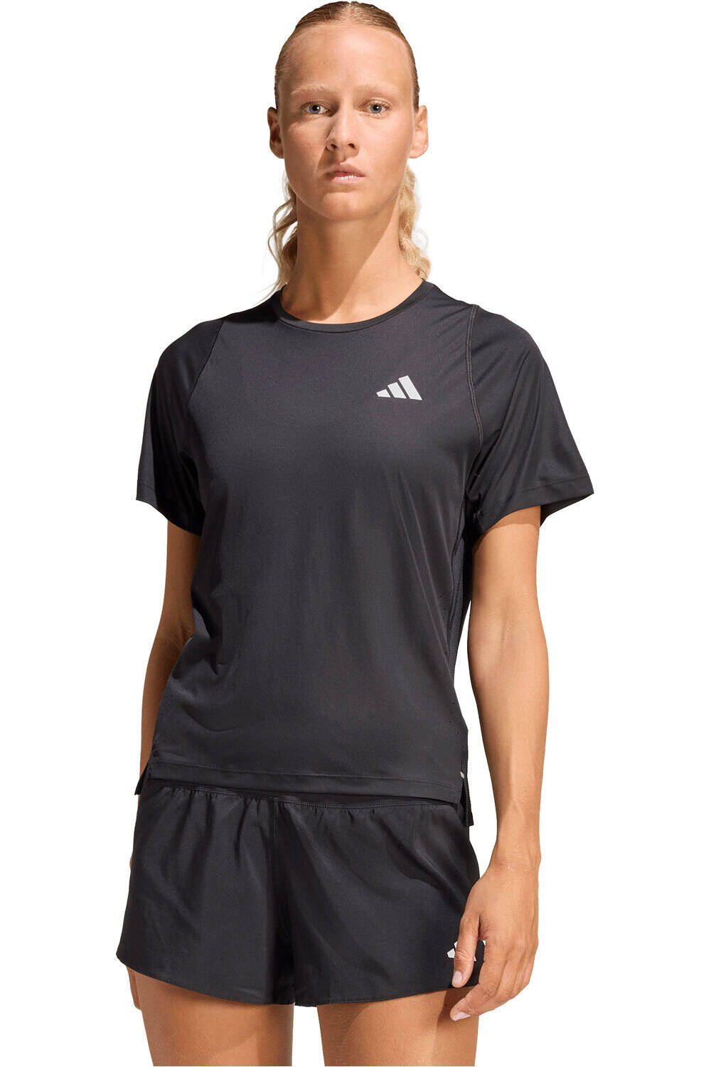 Adi365breeze camiseta entrenamiento manga corta mujer Negro (XL)