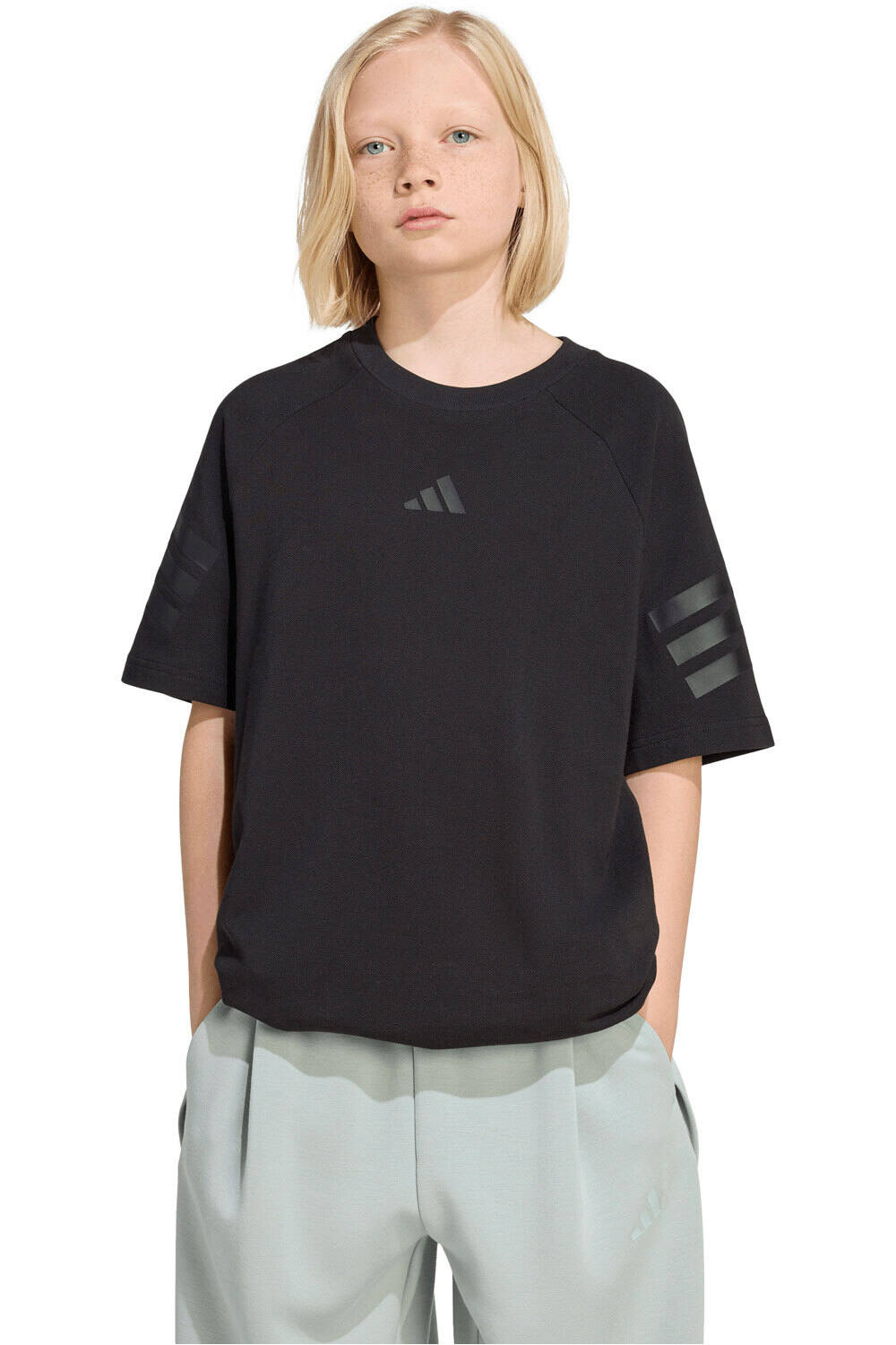 Adidas future icons 3 stripes camiseta manga corta niña