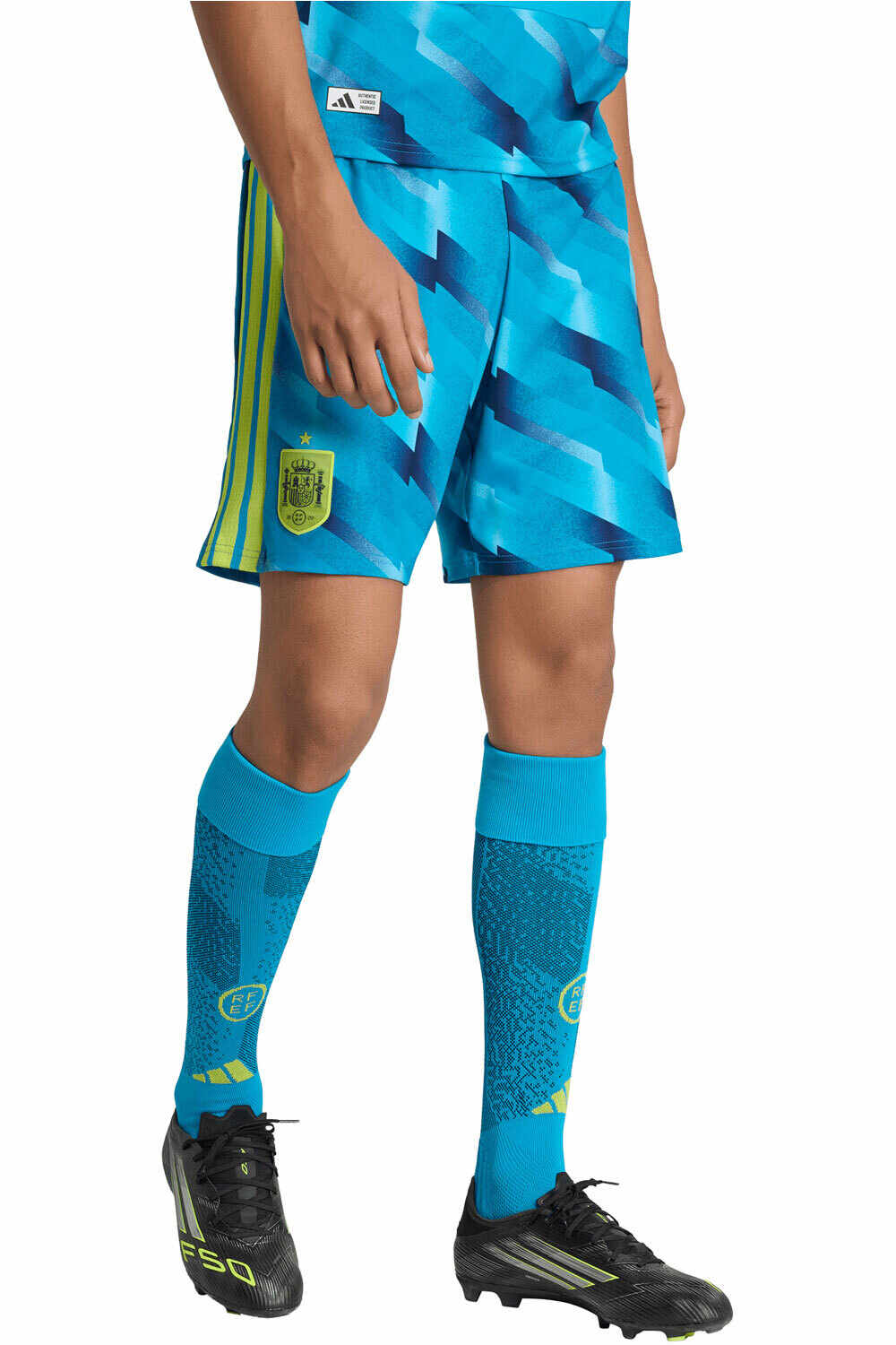 Espana mundial 2026 primera equipacion portero pantalones fĂștbol oficiales Azul (XXL)