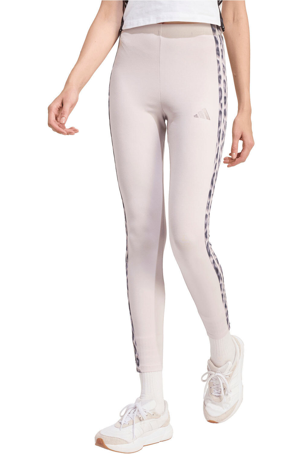 Adidas seasonal essentials leopard print with 3-stripes pantalón mujer
