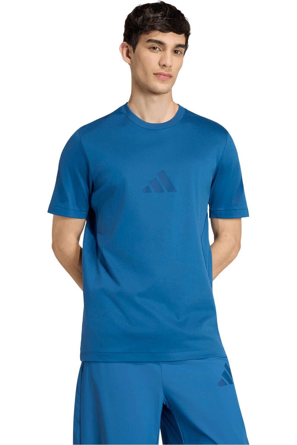 Zne camiseta manga corta hombre Azul (M)