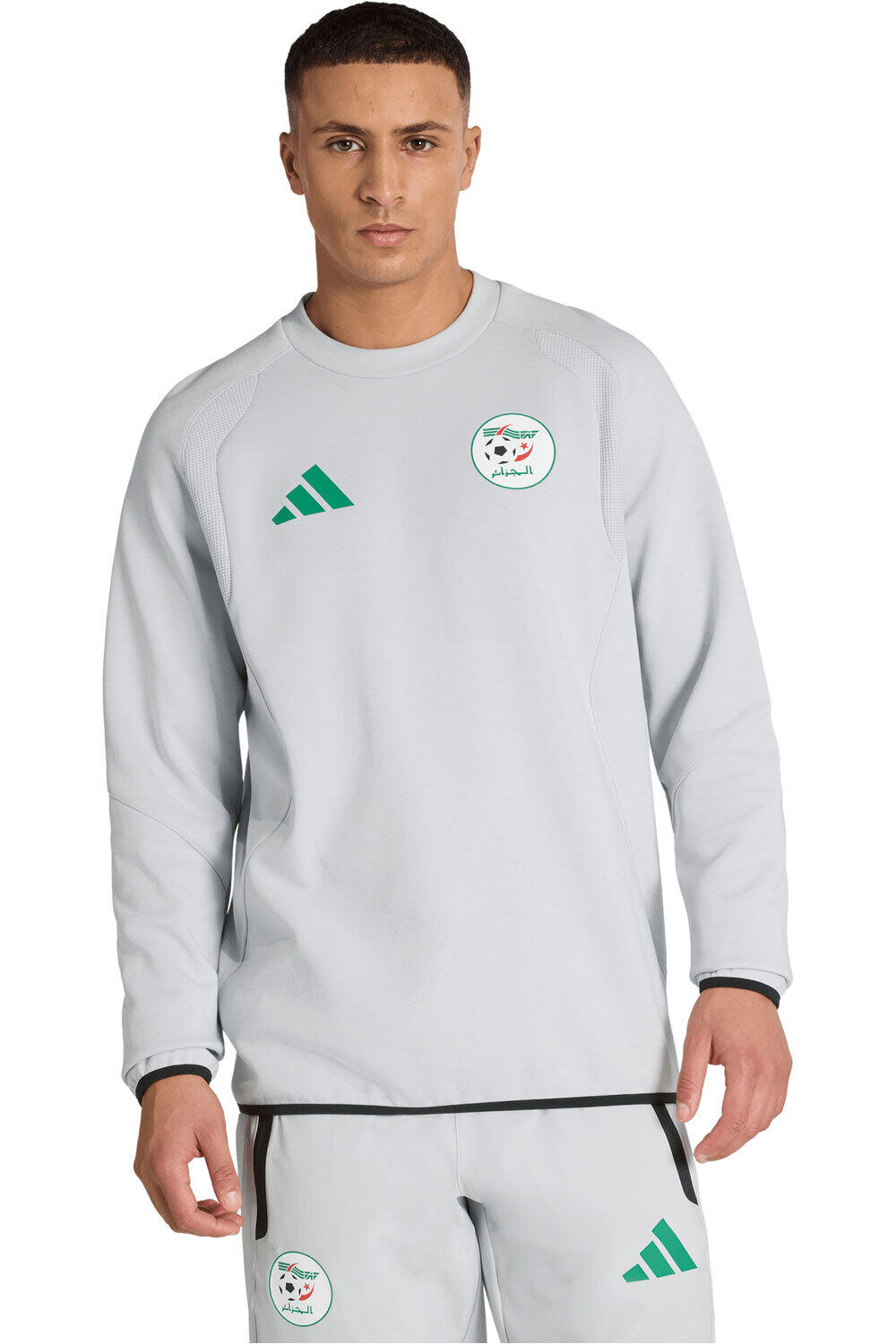 Argelia mundial 2026 sudadera entrenamiento fútbol Gris (XL)
