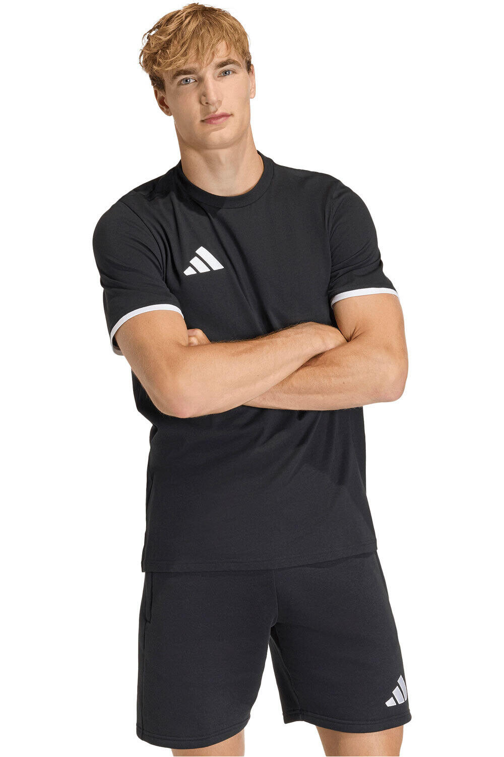 Entrada26 camisetas fútbol manga corta Negro (XXL)