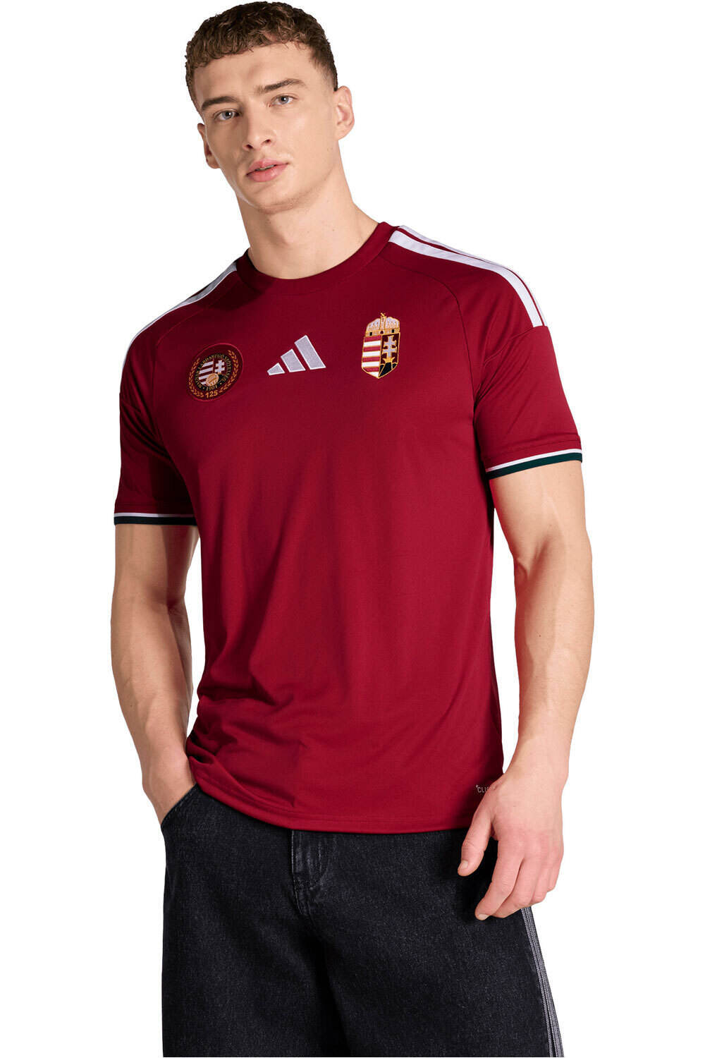 Hungria mundial 2026 primera equipacion camiseta de fĂștbol oficiales Granate (S)