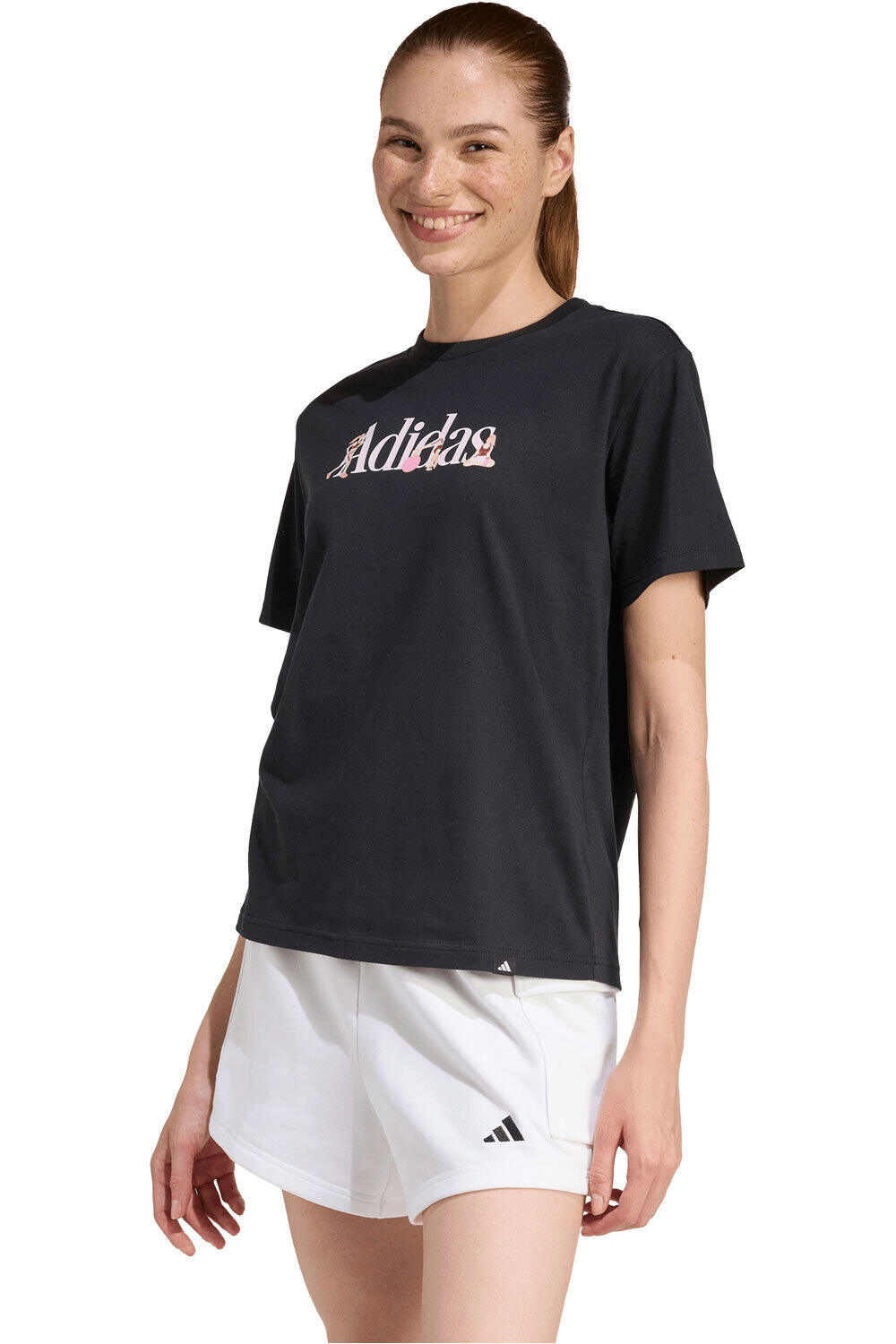 Adidas soft sports graphic camiseta manga corta mujer