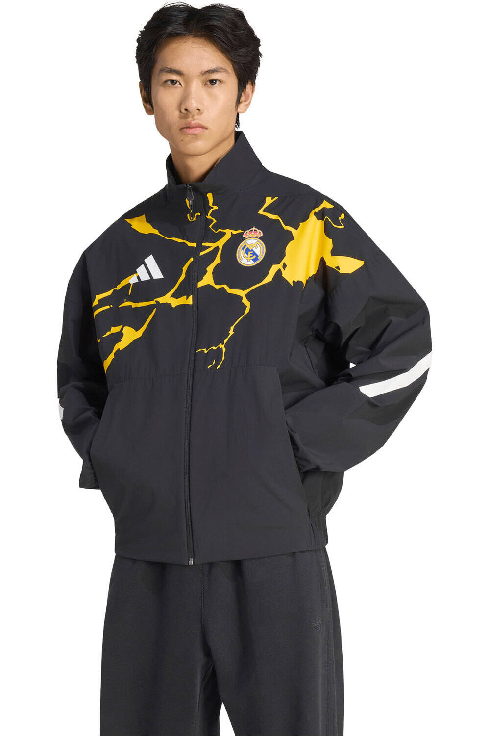 Adidas real madrid 25/26 prematch avengers sudadera entrenamiento fútbol