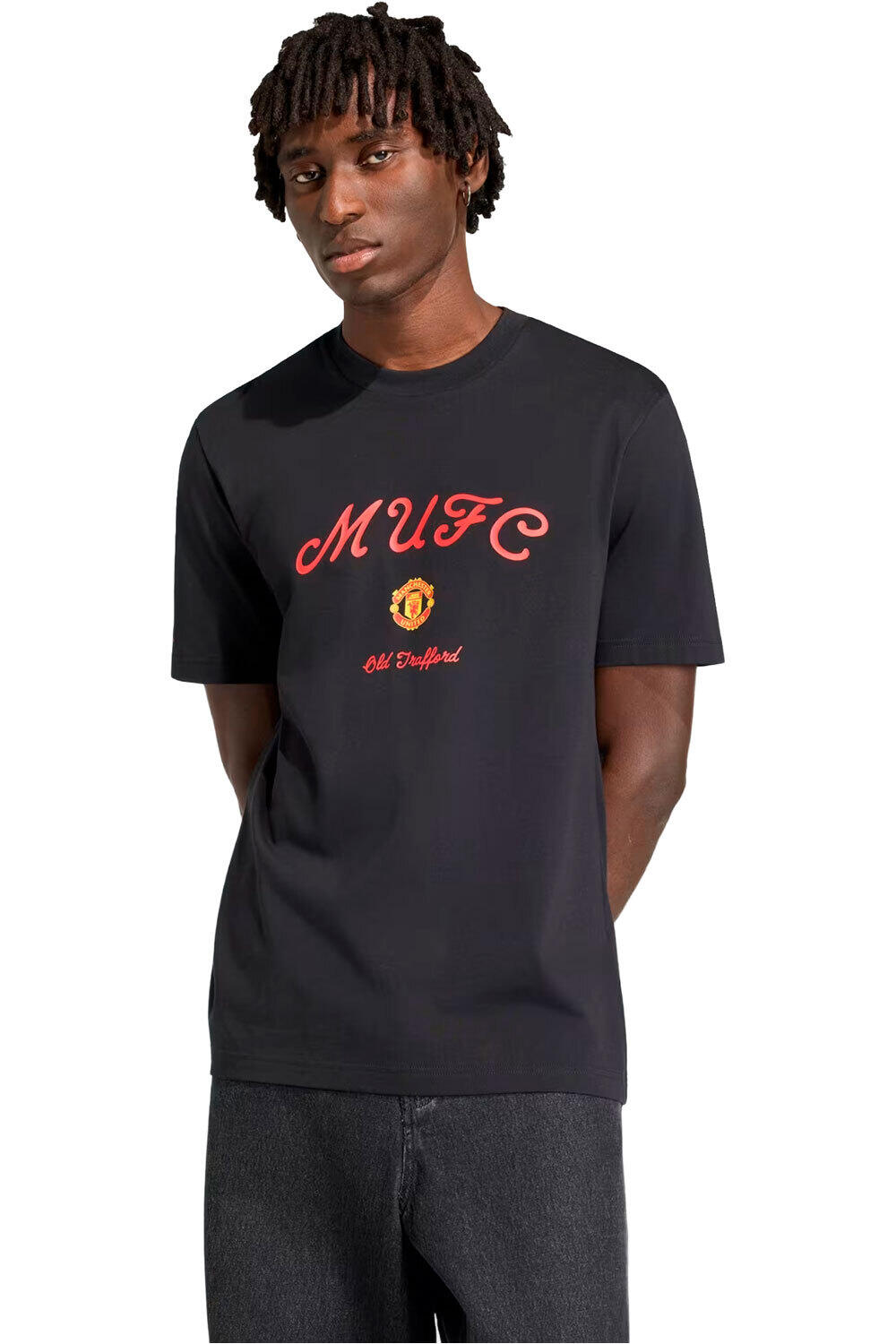 Manchester united 25/26 camiseta de fútbol oficiales Negro (L)