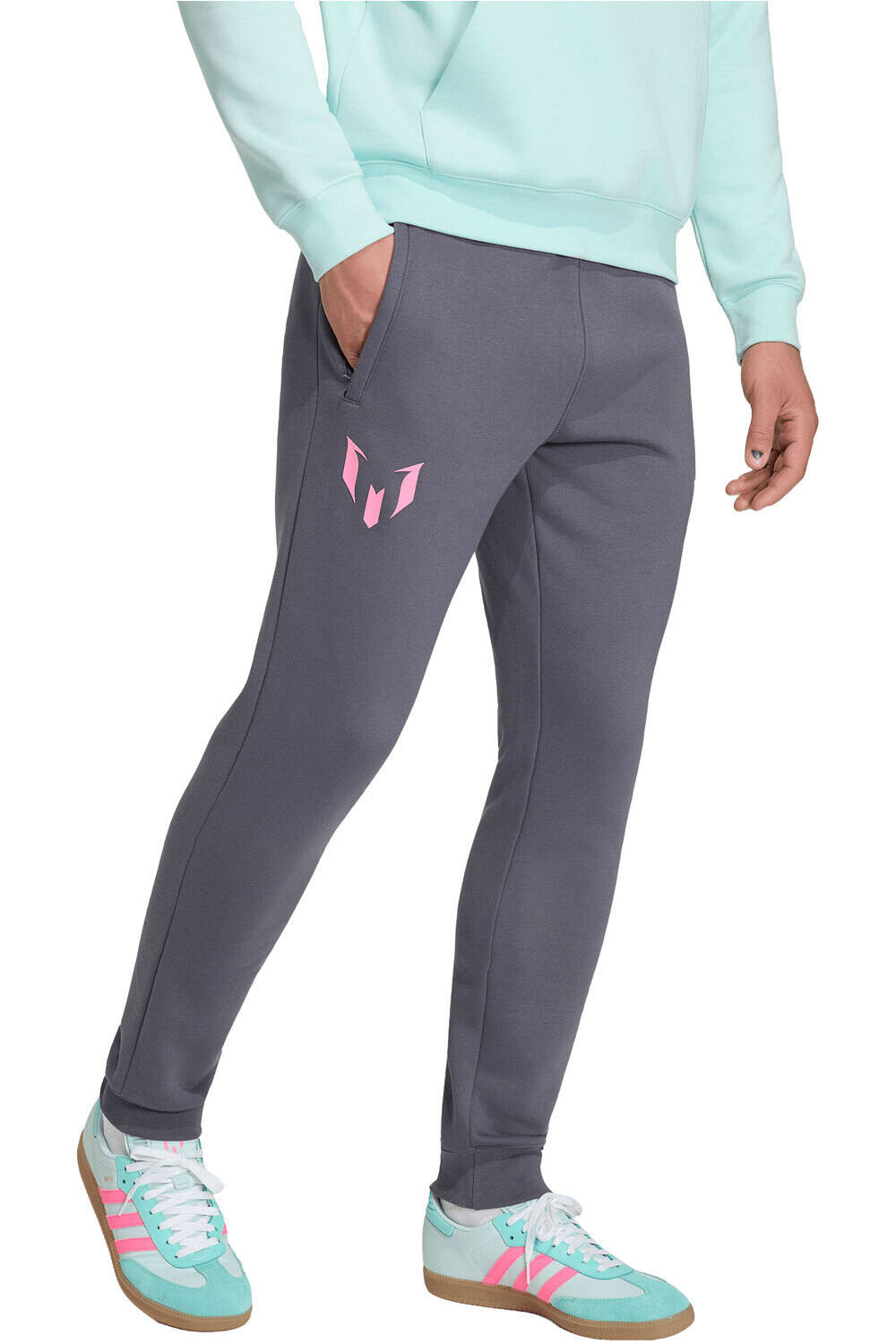 Messi pantalón hombre Gris (XL)