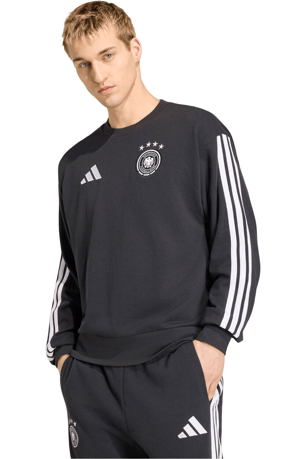 Alemania mundial 2026 dna sudadera entrenamiento fútbol Negro (M)