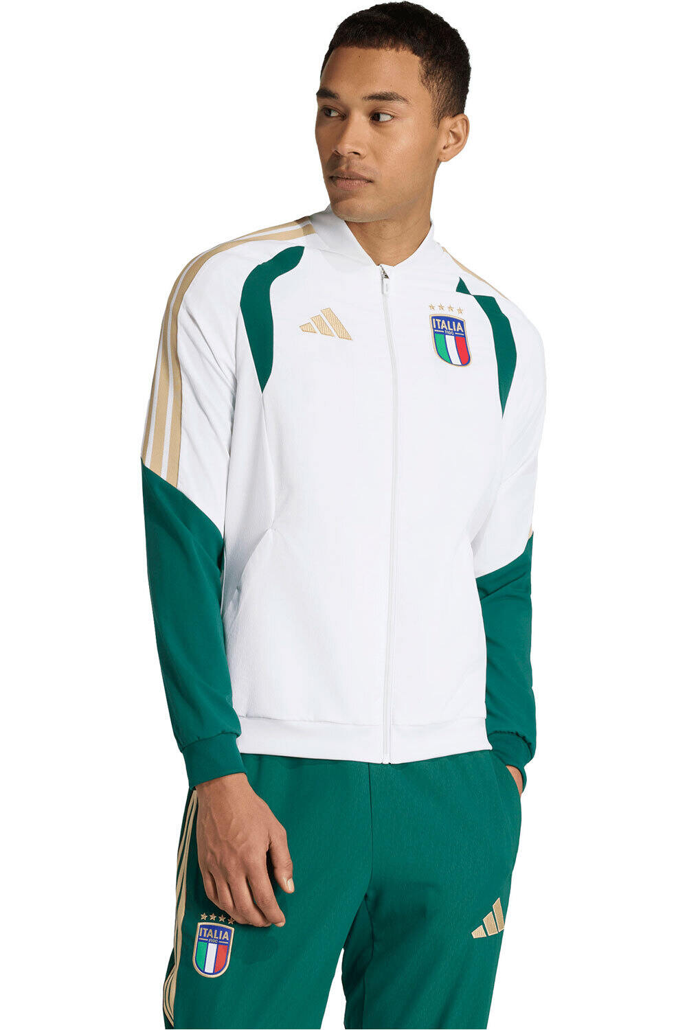 Italia mundial 2026 sudadera entrenamiento fútbol Blanco (S)