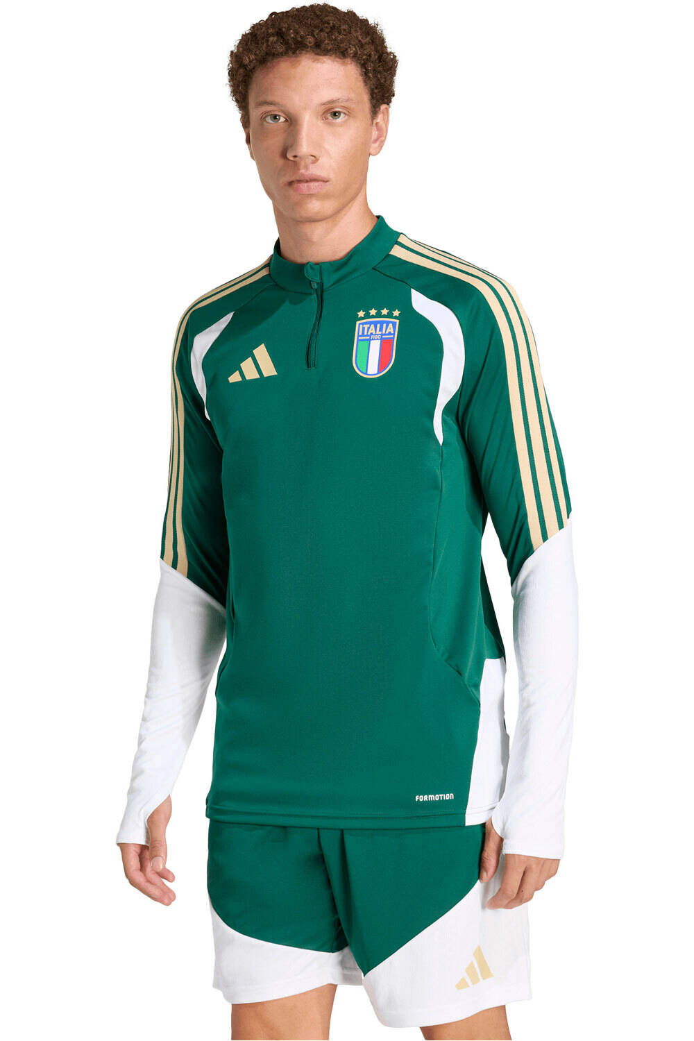 Italia mundial 2026 entrenamiento sudadera entrenamiento fútbol Verde (L)