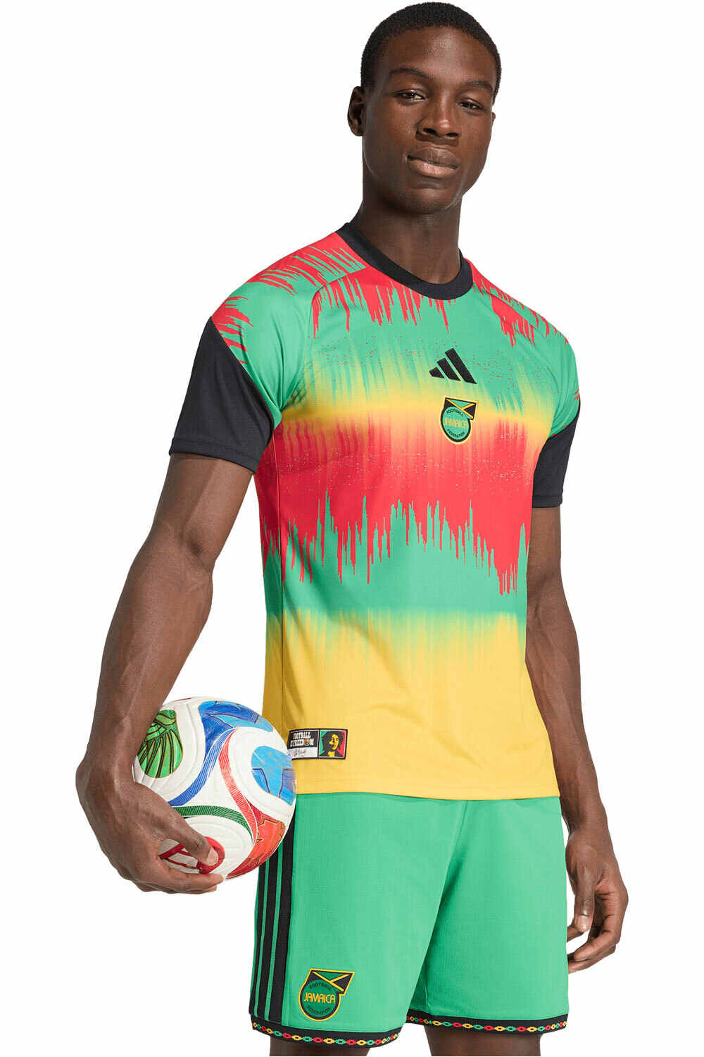 Jamaica mundial 2026 prematch camiseta de fútbol oficiales Amarillo (M)