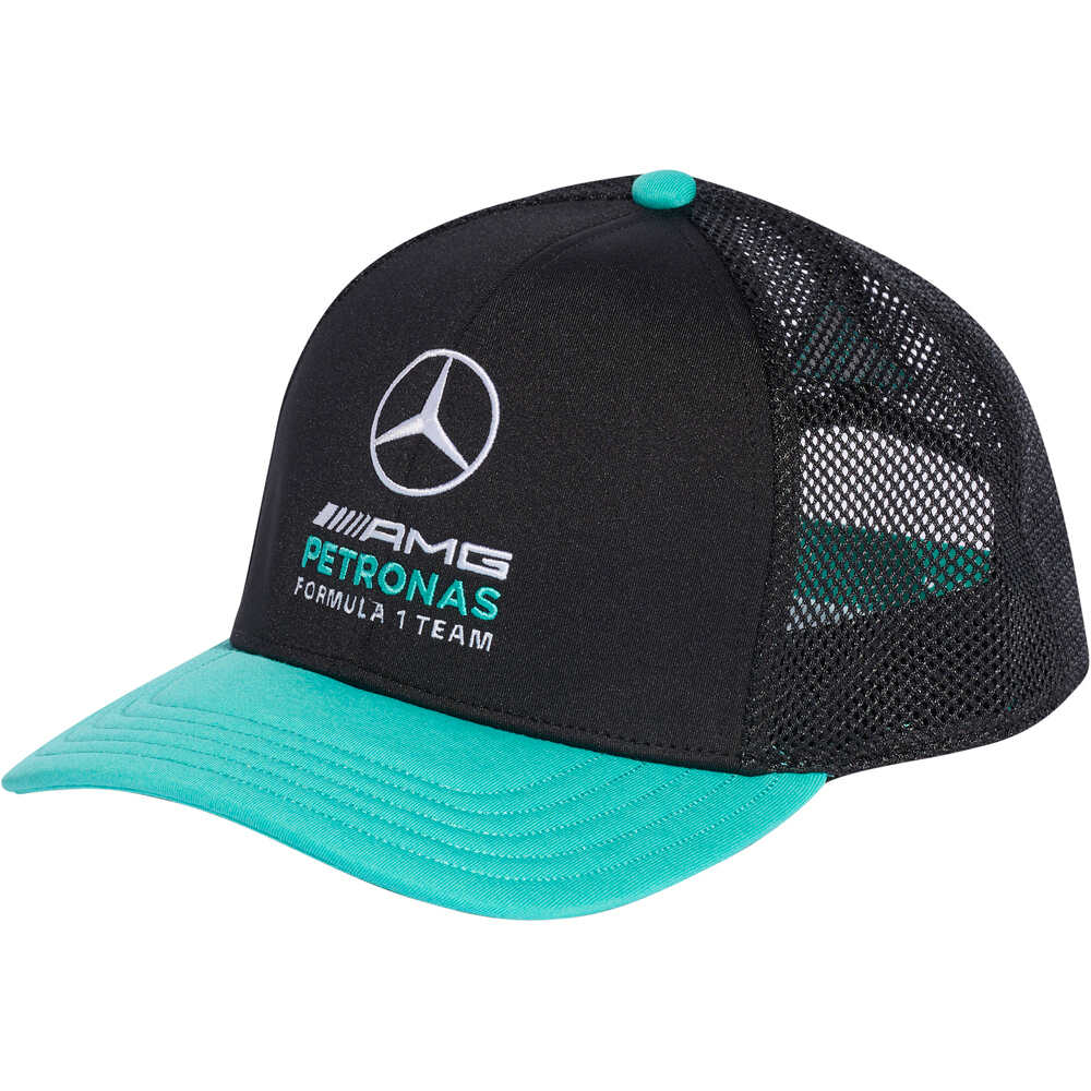 Mercedes amg petronas formula 1 dna visera lona Negro (OSFL)