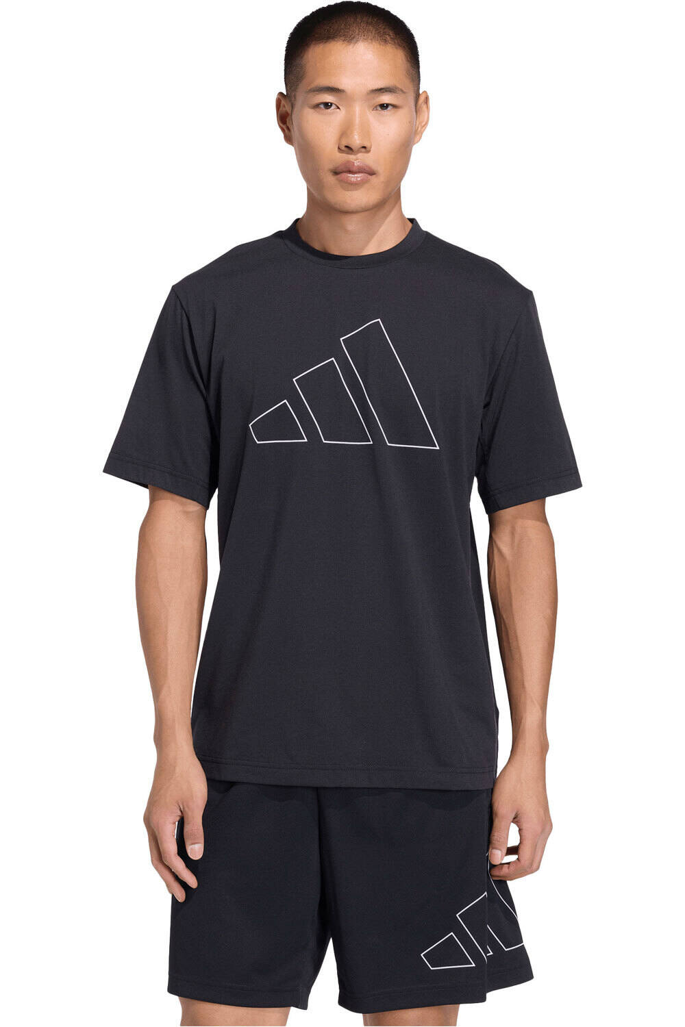 adidas workout essentials feelready logo camiseta fitness hombre