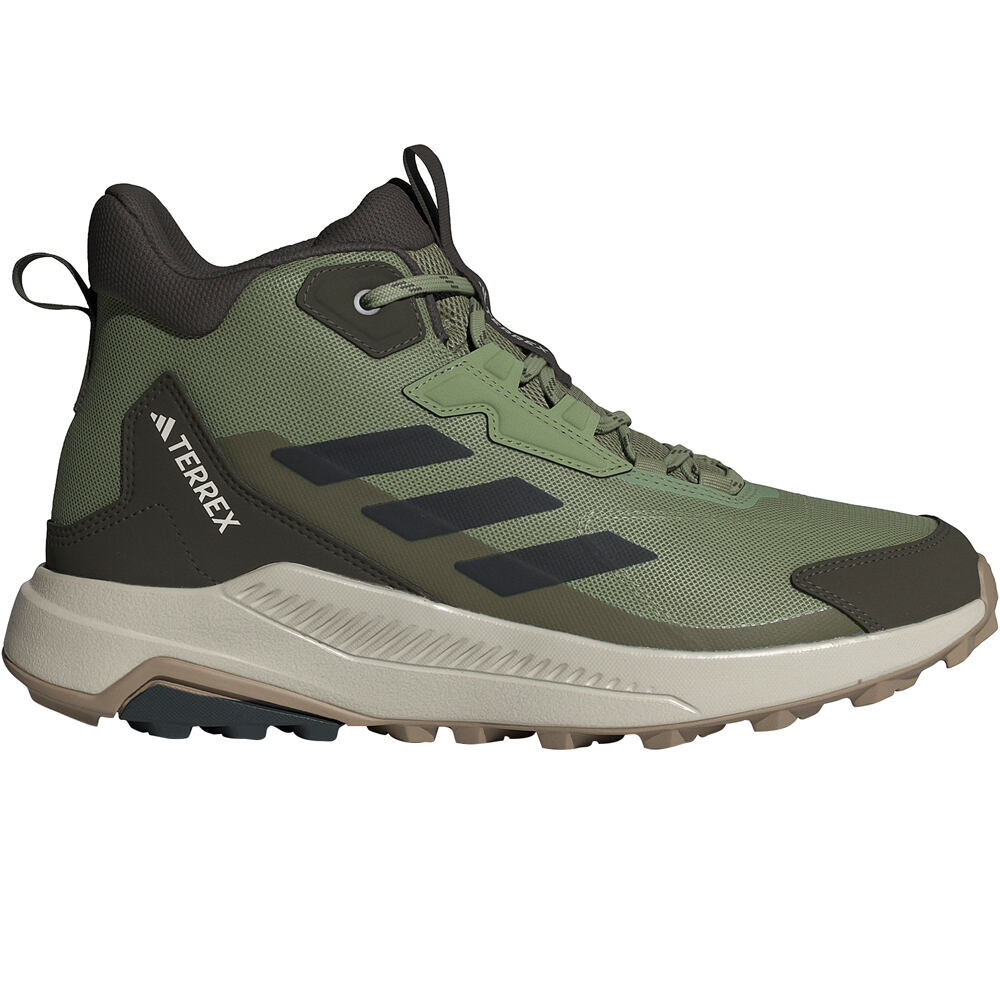 Terrex anylander mid bota trekking hombre Verde (44 2/3)