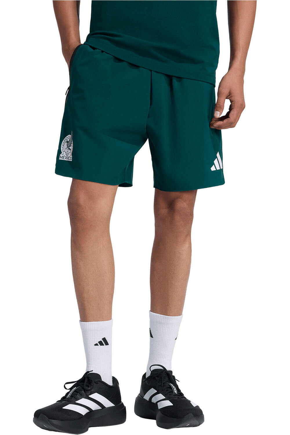 Mexico mundial 2026 pantalones futbol Negro (XL)