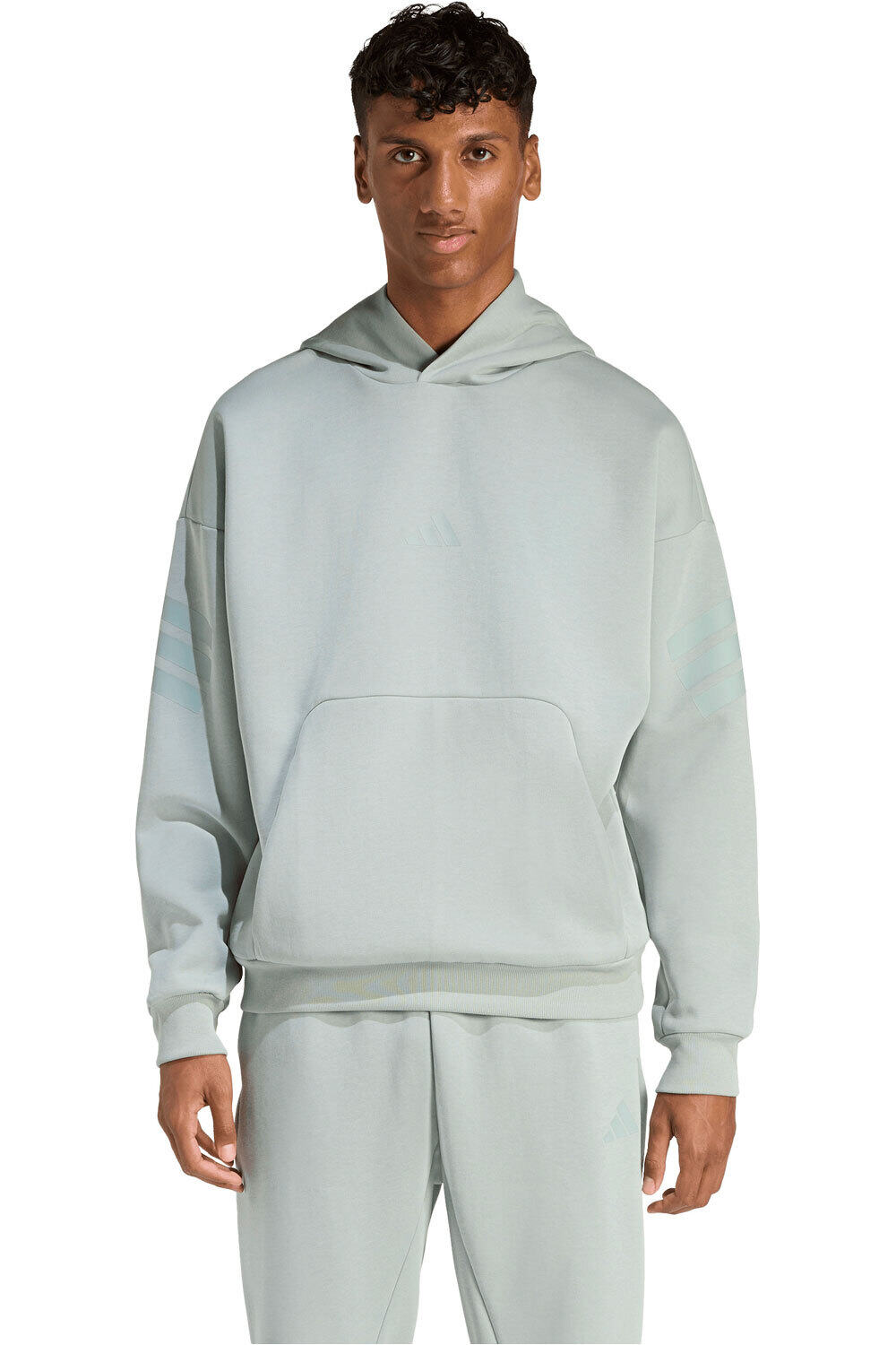Future icons 3 stripes sudadera hombre Azul (XXXL)