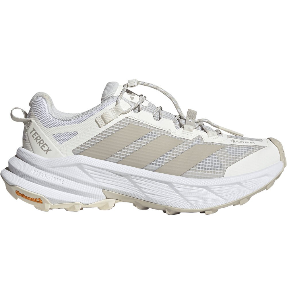 Terrex free hiker sl gore-tex zapatilla trekking hombre Blanco (44)